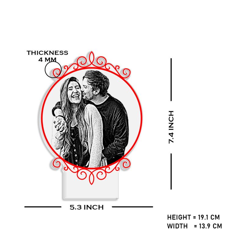 Photo Frame Design Night Lamp With Customized Photo